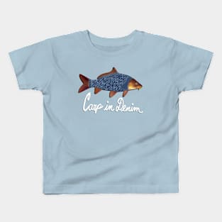 Carp in Denim Kids T-Shirt